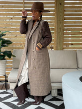 Load image into Gallery viewer, Herringbone Cable Knit Sleeve Coat