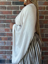 Load image into Gallery viewer, Unbalanced Off Shoulder Knit Top - Ecru