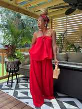 Load image into Gallery viewer, Asymmetric Hem Halter Set
