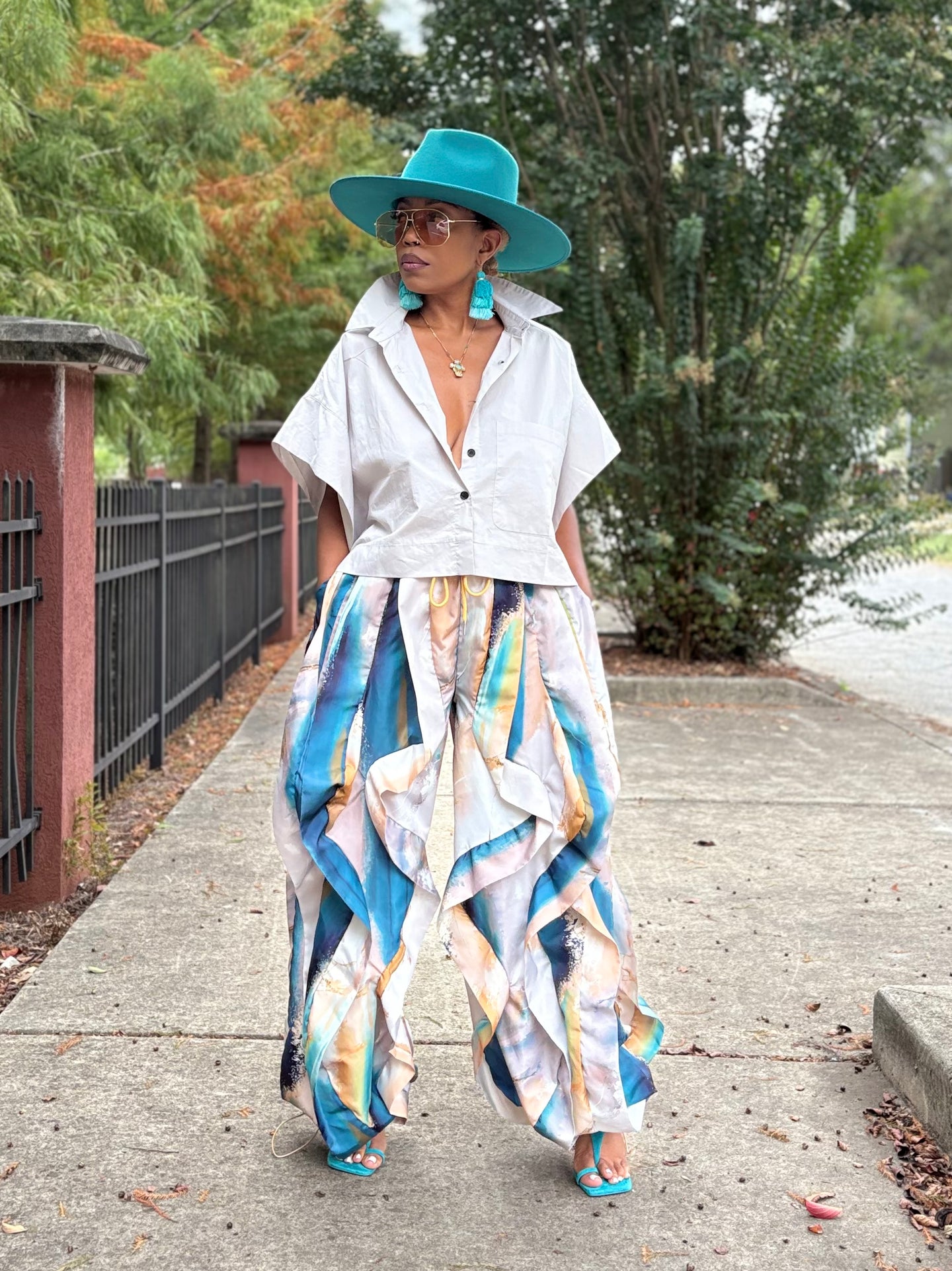 Wavy Vibes Parachute Pant