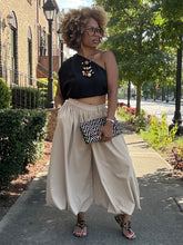 Load image into Gallery viewer, Side Ruch One Arm Top - Black