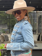 Load image into Gallery viewer, Denim Napoleon Jacket