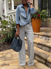 Load image into Gallery viewer, Soft Denim Tab Sleeve Shirt