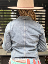 Load image into Gallery viewer, Denim Napoleon Jacket