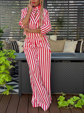 Load image into Gallery viewer, Candy Striped Suit Set