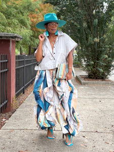 Wavy Vibes Parachute Pant