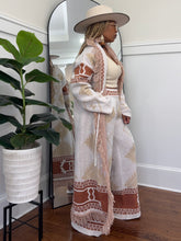 Load image into Gallery viewer, Aztec Print Sweater Set - Apricot