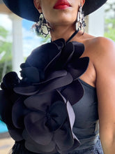 Load image into Gallery viewer, 3D Flower Halter Top