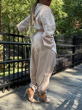 Load image into Gallery viewer, Overlay Jogger Set - Beige