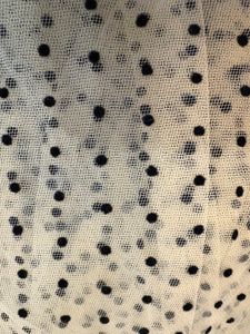 Polka Dot Sheer Mesh Duster