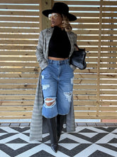 Load image into Gallery viewer, Waist Cincher Denim “Jorts”