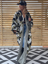 Load image into Gallery viewer, Camo Print Knit Cardigan
