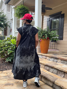 Pixelated Spilled Bleach Midi