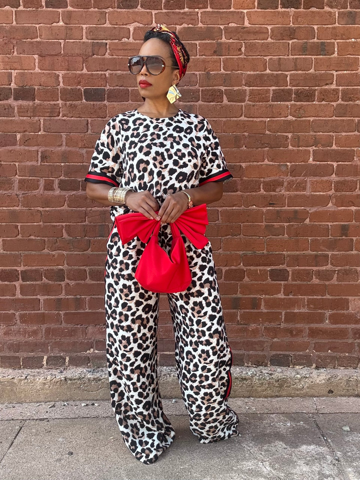 Leopard Racer Stripe Set