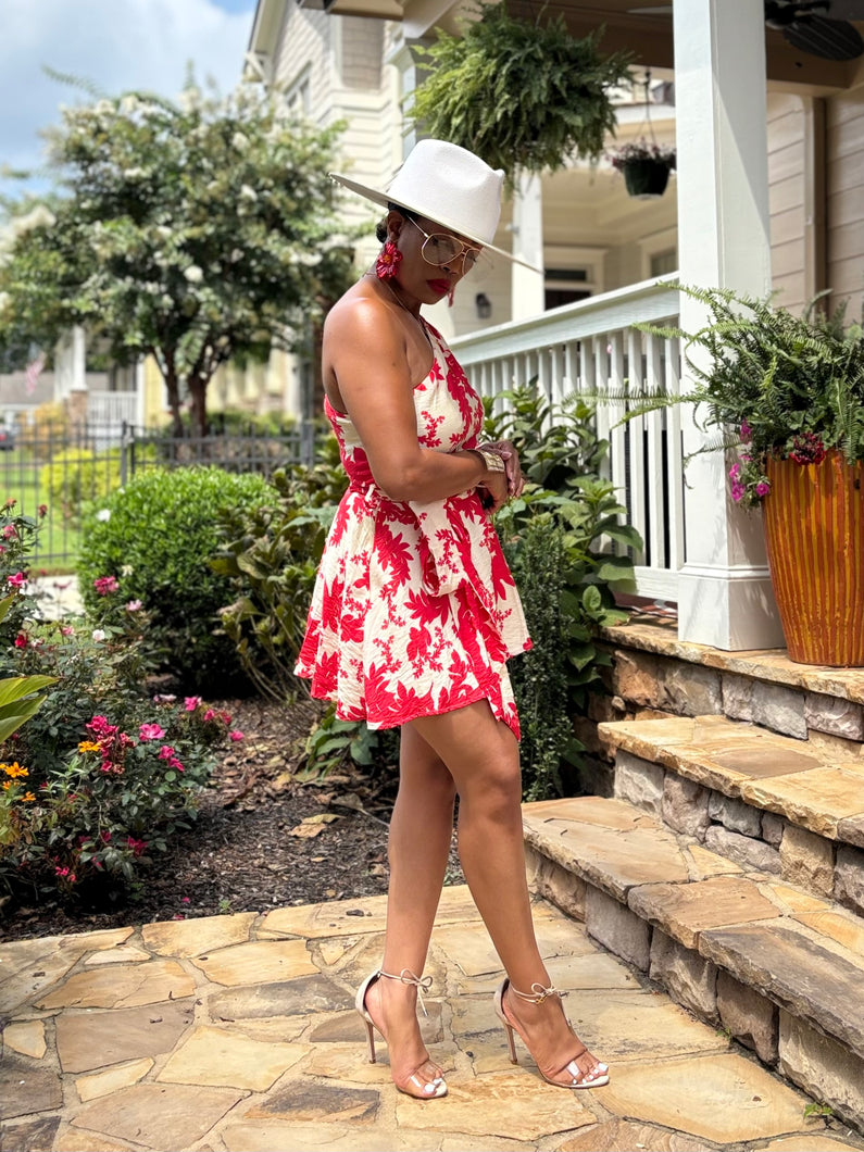 Flirty One Shoulder Romper