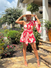 Load image into Gallery viewer, Flirty One Shoulder Romper