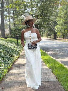 Denim White Party Set