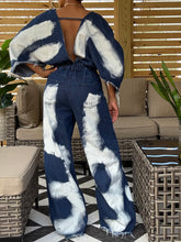 Load image into Gallery viewer, Denim Kimono Jumpsuit