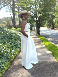 Denim White Party Set