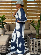 Load image into Gallery viewer, Denim Kimono Jumpsuit
