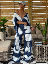 Load image into Gallery viewer, Denim Kimono Jumpsuit