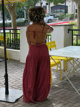 Load image into Gallery viewer, Crinkle Gauze Tiered Jumpsuit