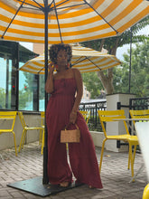 Load image into Gallery viewer, Crinkle Gauze Tiered Jumpsuit