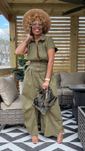 Load image into Gallery viewer, Utility Drawstring Cropped Jumper