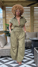 Load image into Gallery viewer, Utility Drawstring Cropped Jumper