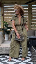 Load image into Gallery viewer, Utility Drawstring Cropped Jumper