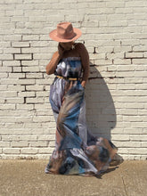 Load image into Gallery viewer, Abstract Organza Jumpsuit