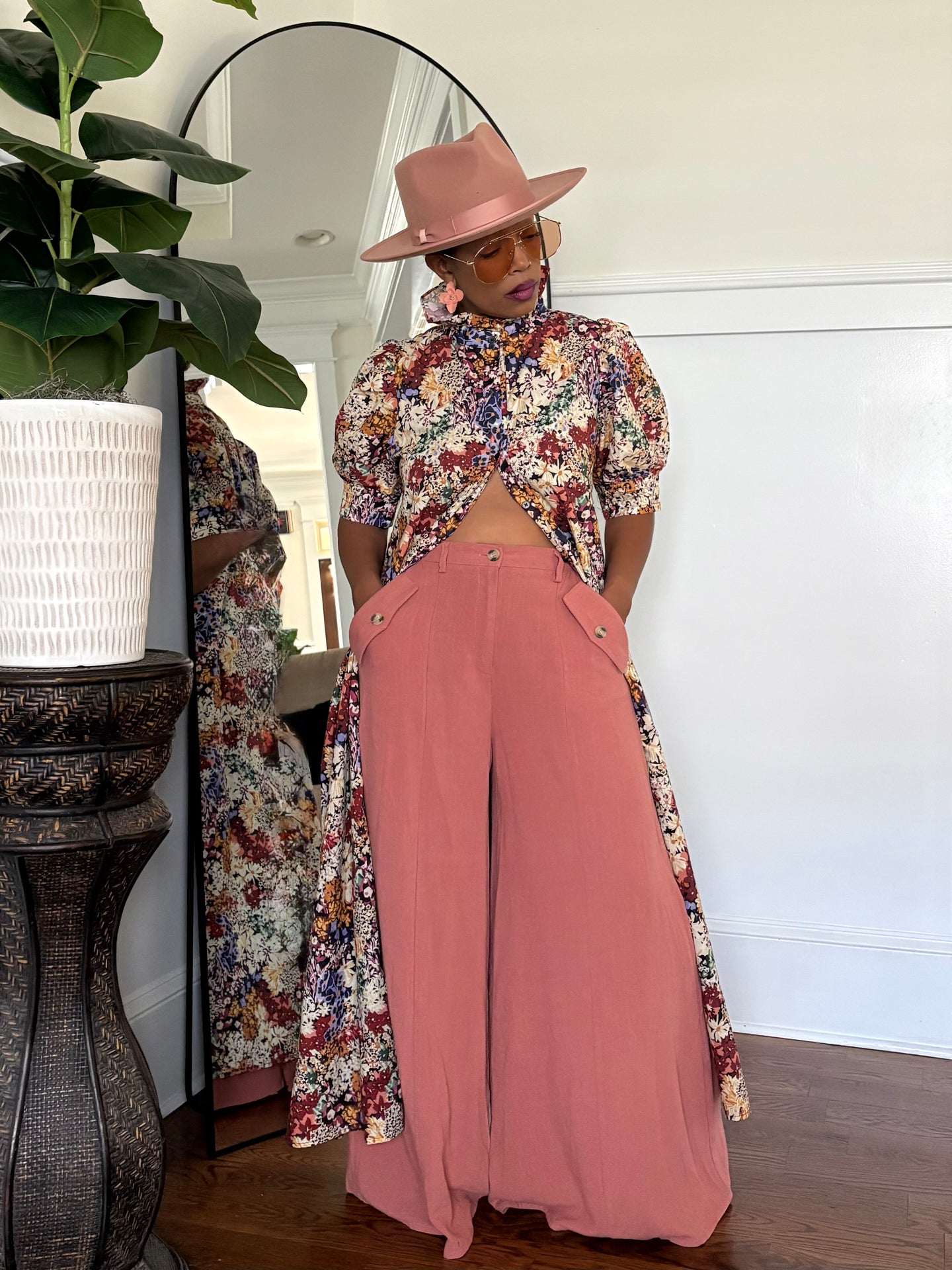 Terracotta Wide Leg Pants