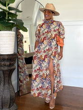 Load image into Gallery viewer, Botanical Poplin Dress