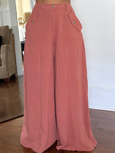 Terracotta Wide Leg Pants