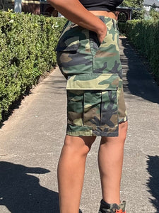 Camo Tactical Fatigues Shorts