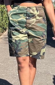 Camo Tactical Fatigues Shorts