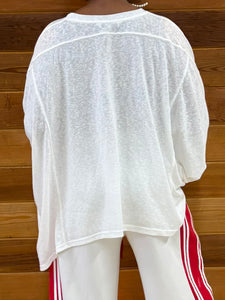 Burnout Sharkbite Hem Tee