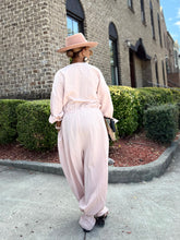 Load image into Gallery viewer, Oversized Balloon Jumpsuit - Blush