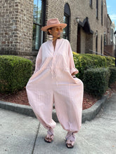 Load image into Gallery viewer, Oversized Balloon Jumpsuit - Blush