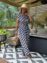 Load image into Gallery viewer, Sheer Plaid Set
