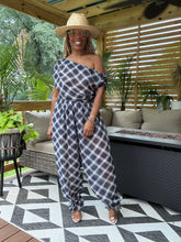 Load image into Gallery viewer, Sheer Plaid Set