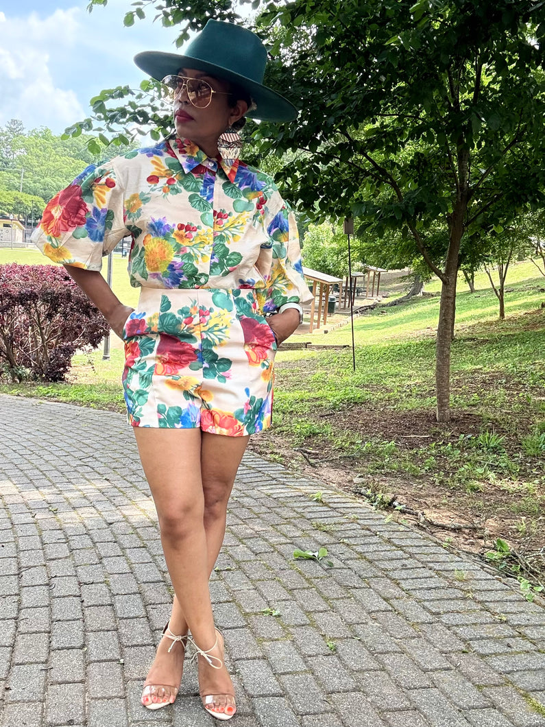 Garden Party Short Set