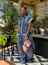 Load image into Gallery viewer, Pocket Patchwork Harem Jumper (Small - 2X)
