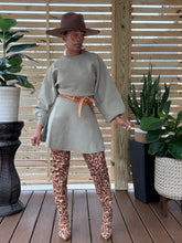 Load image into Gallery viewer, Warm Dolman Sweater Skater (Belt Not Included)