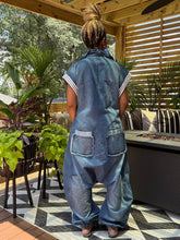 Load image into Gallery viewer, Pocket Patchwork Harem Jumper (Small - 2X)