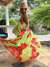 Load image into Gallery viewer, Flowy Floral Maxi Dress