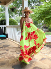 Load image into Gallery viewer, Flowy Floral Maxi Dress