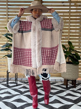 Load image into Gallery viewer, Oversized Hooded Fur Trimmed Cape