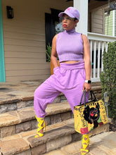 Load image into Gallery viewer, Raw Edge Harem Sweatpant