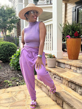 Load image into Gallery viewer, Raw Edge Harem Sweatpant